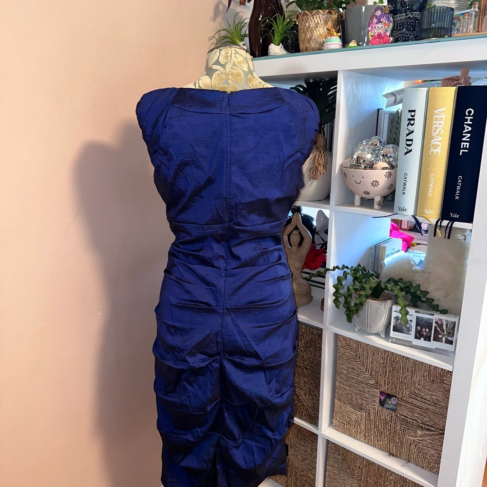 Flattering Ruched Cocktail Dress - Picture 8 of 9